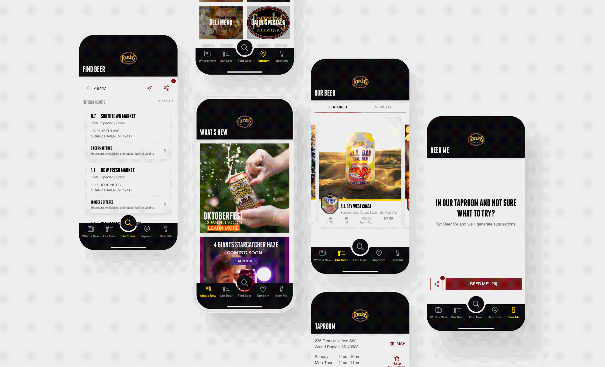 Founder's Application iPhone Mockup
