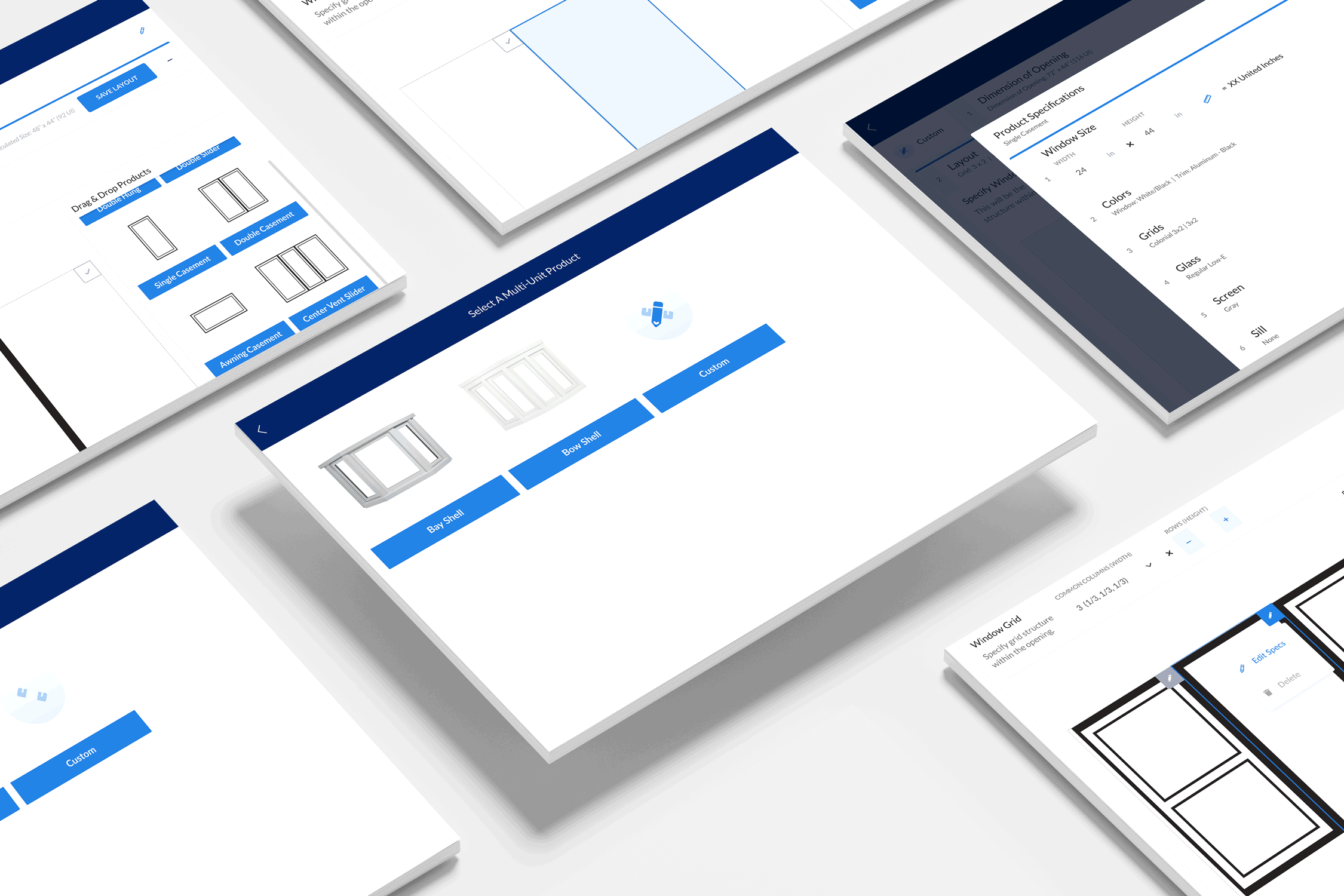 Wallside Windows Multi-Unit Configurator Mockup